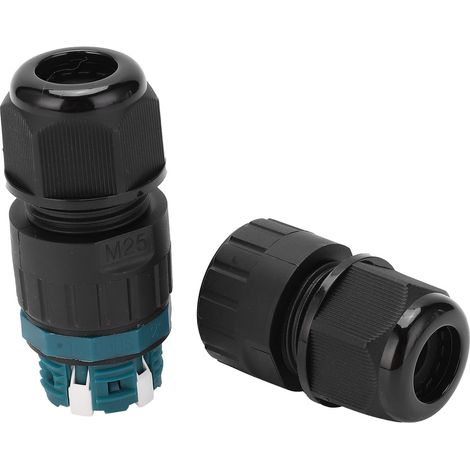 Rundsteckverbinder aus Kunststoff, 5-polig, Luftfahrtkabelstecker, wasserdicht, M25-5P, 9–12 mm (1/5)