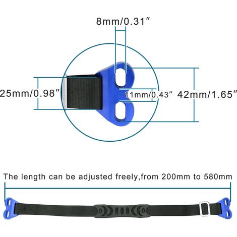 GOOFIT off-road motorcycle modification accessories: tow strap, seat cushion, rear lift rope compatible with various models. (1/4)