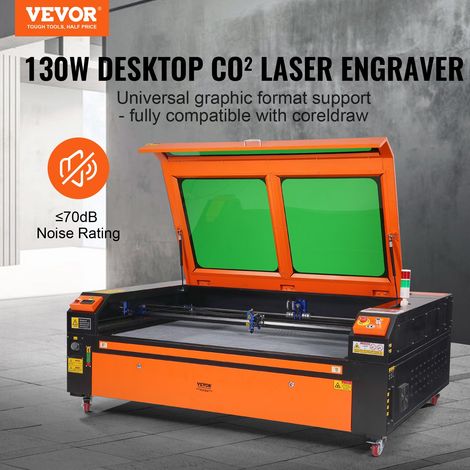 Graveur Laser CO2 Machine de Gravure Découpe Laser 130 W Zone de Travail 900x1400 mm Vitesse Travail 0-500 mm/s, avec Assistance Ai… (1/5)