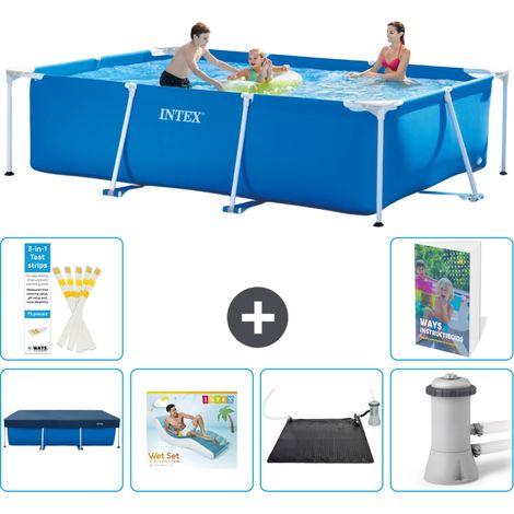 Rechteckiger Frame Pool - 300x200x75 cm - 7-teilig S45