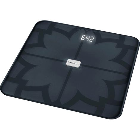[NEUWERTIG] Medisana Körperanalysewaage Wägebereich Max 180kg Schwarz Bluetooth Ito Sensoren B-Ware