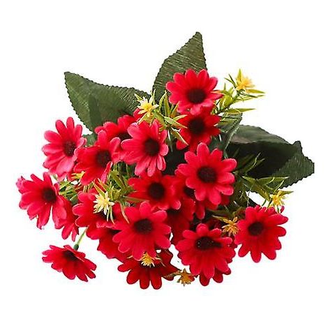 Fleur artificielle réaliste aux détails soignés, ne se fane pas, ne nécessite aucun arrosage, longue durée de vie. Accessoire photo, centre de table, décoration pour mariage et fête.rose rouge (1/5)