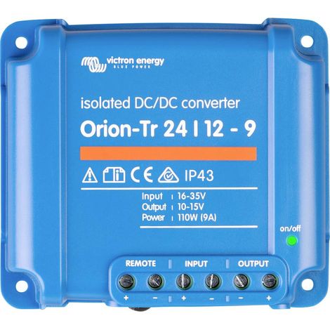 Victron Energy Convertisseur Orion-Tr 24/12-9A 110 W 12 V - 12.2 V (1/2)