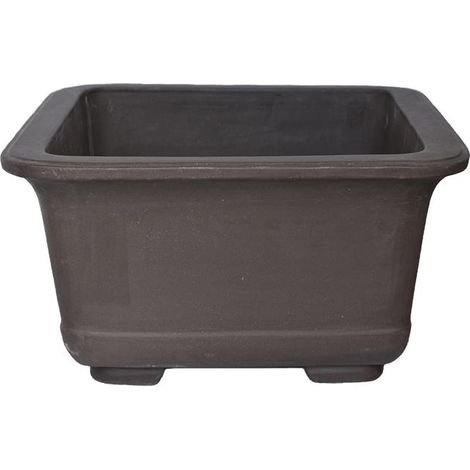 Vaso per bonsai quadrato in gres 48,5x48,5x28 cm - 2936a