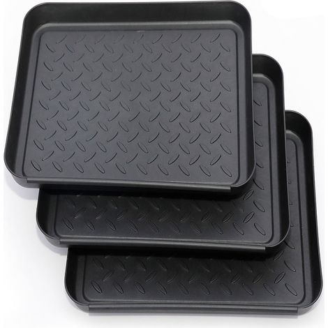 Bandeja de entrada lavable de 3 piezas [bandeja] Multifuncional para plantas, herramientas y objetos pequeños (1/5)