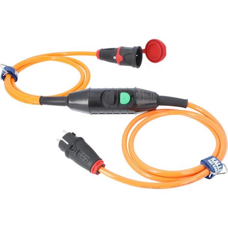 Interrupteur de protection individuelle PRCD-K, 1-fois, H07BQ-F 3G 2,5, orange