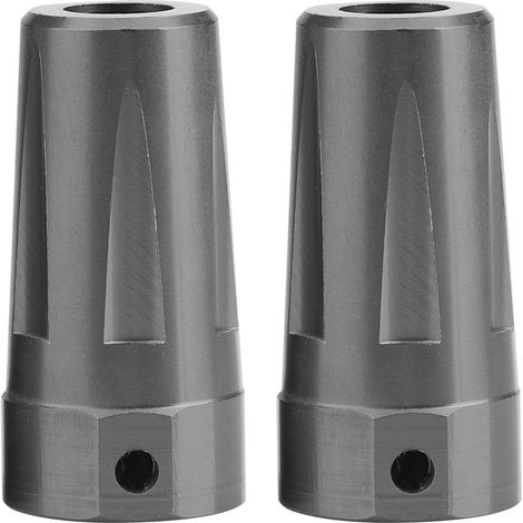 Adaptateur d'essieu arrière droit en alliage d'aluminium pour Jeep Wrangler AX90056 AXIAL (Gris Titane) (1/5)