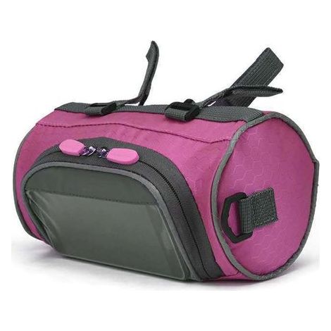 Bolsa para manillar de bicicleta, impermeable con ventana de visualización de PVC para pantalla táctil - más azul (1/5)