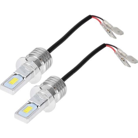 Stück H3 80W 8000K 12-24V Universal-Zubehör Weiße LED-Nebelscheinwerferbirne mit Dekodierung