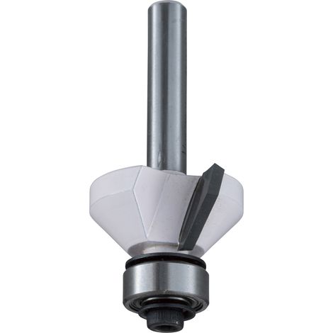 Makita Fasefräser 41,3 mm Ø 6 mm Schaft Ø 41,3 mm Fräser 20 mm Arbeitslänge 59 mm Gesamtlänge 45° Winkel D-48701 (1/2)