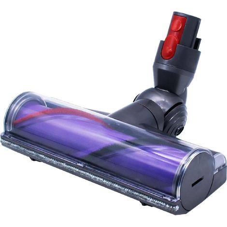 Compatible avec Dyson V7 V8 V10 V11 V15, tête d'aspiration turbo à entraînement direct en fibre de carbone, brosse professionnelle pour tapis et sols (tête V7 V8 V10 V11 V15) (1/4)
