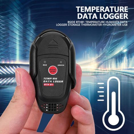 Enregistreur de données thermomètre hygromètre USB BSIDE BTH81 pour température et humidité avec stockage (1/5)