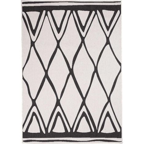 Tapis extérieur, kilim reversible LYN2 F REVERSIBLE  120x170 crème