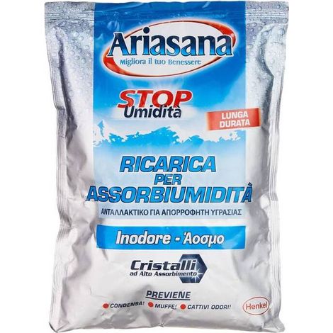 24 x ARIASANA RICARICA IN SALI INODORE 1 BUSTA 450 G
