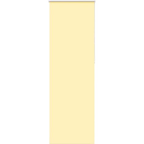 Verdunkelungsrollo Gelb 65x210 cm Stoffbreite 60,7 cm Polyester