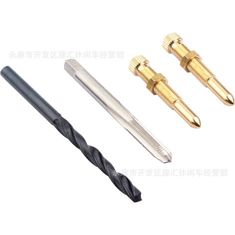 Convient pour Banshee YFS200 Blaster YFZ350, kit de forets et tarauds pour écrou de blocage de ralenti (1/5)