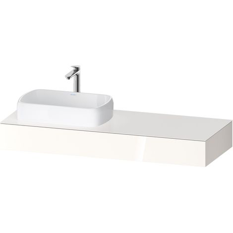 Consola Collection One de Duravit, 1400x550x170mm, con recorte a