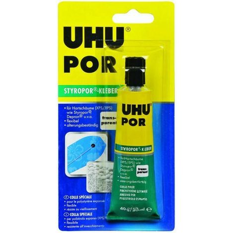 UHU Por Adesivo Per Modellismo Per Polistirolo Espanso 40g (1/5)