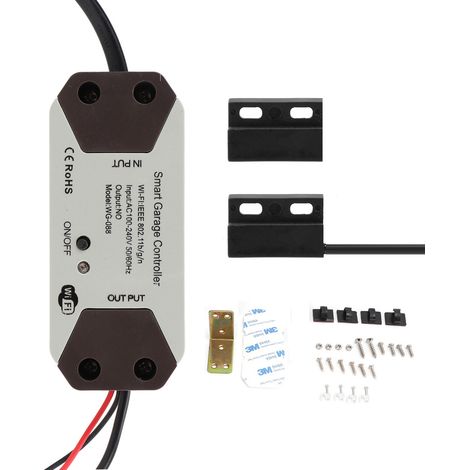 Commutateur intelligent Wi-Fi pour porte de garage avec télécommande sans fil par application et commande vocale pour TUYA (1/5)