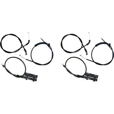 Kit di cavi Bowden per l'apertura del cofano, set da 6 pezzi, per Serie E65, E66 e Serie 7 (51237197474)