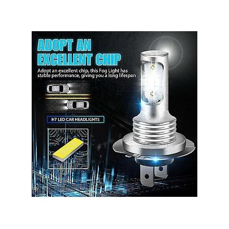 2x H7 LED-Scheinwerfer 6000K Superweiß 110W 8000LM Scheinwerfer-Kit Aespa (1/3)