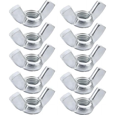 10 Stück M10 Edelstahl-Flügelmuttern (Schmetterlingsmuttern) für Schrauben, für den Innen- und Außenbereich (1/5)