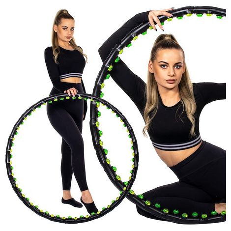 Hula hoop con massaggiatore magnetico da 100 cm