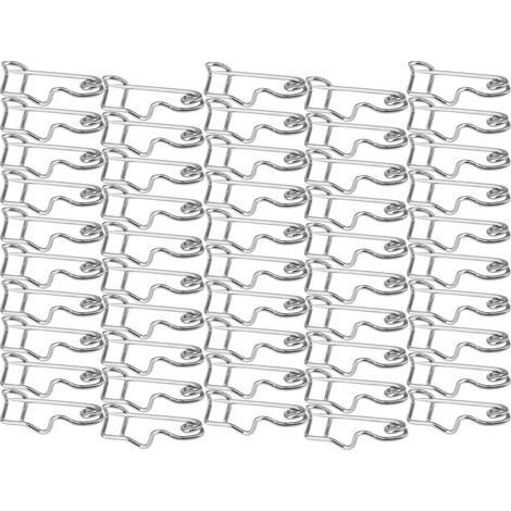 50 épingles de sécurité en métal, aiguilles, broches, fermoirs, outils de couture et de loisirs créatifs (32 mm) (1/5)