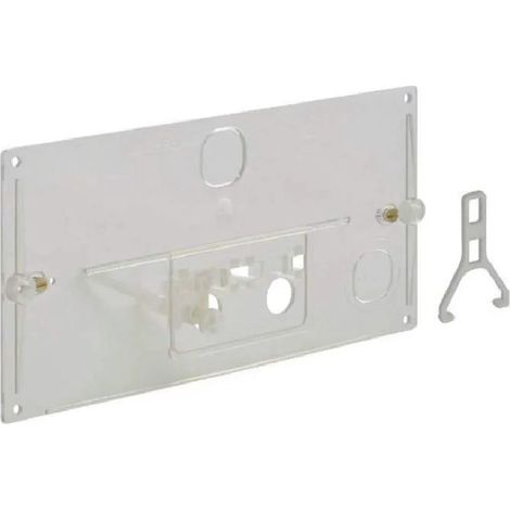 Geberit plaque de protection 240 026 001 transparent, le mécanisme de levier et la sangle (1/2)