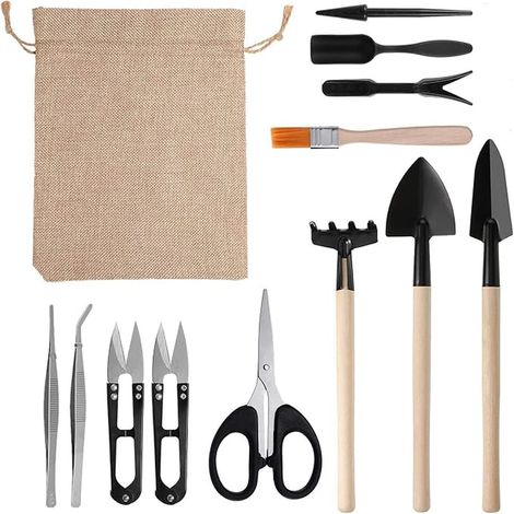 Garden Tool Set Bonsai Tool Kit Tool Set Indoor Pot Planting (1/4)