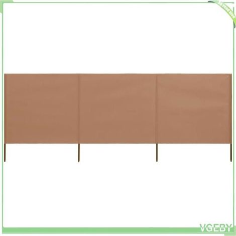 Paravent pliable - FAFEICY - 47151 - 3 panneaux - Tissu non-tissé - 400 x 160 cm (1/5)