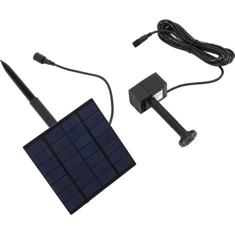 Solarbetriebenes Wasserpumpenset, leistungsstarker Strahlsprenger für Teiche, Vogeltränken, Gärten, Hinterhofpools und Aquarien.