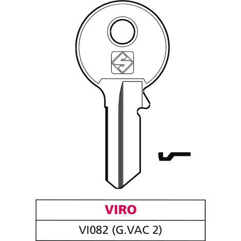 Silca CHIAVE OTTONE VI082 (G. VAC 2) VIRO 20.00 pz