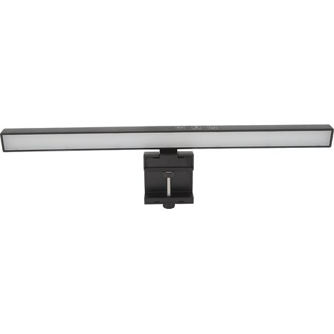 Lampe d'écran d'ordinateur portable noire avec filtre anti-lumière bleue, protection des yeux, bande lumineuse pour écran d'ordinateur, 33 cm (1/5)