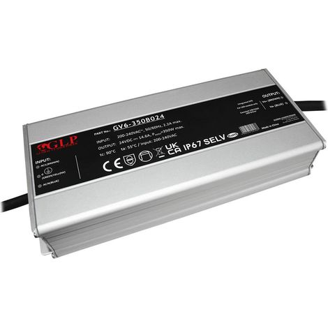 GLP GV6-350B024 LED Netzteil 350W 24V 14.6A IP67 Schaltnetzteil CV (1/2)
