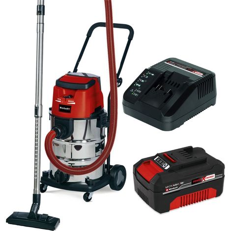 Einhell 18v Power X-Change Cordless Wet And Dry Vacuum Cleaner TE-VC + 4AH Kit (1/5)