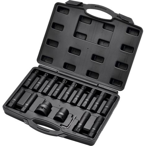 Draper 16-Piece 3/4 and 1 Inch Hex Star Bit Set (Model 13915)