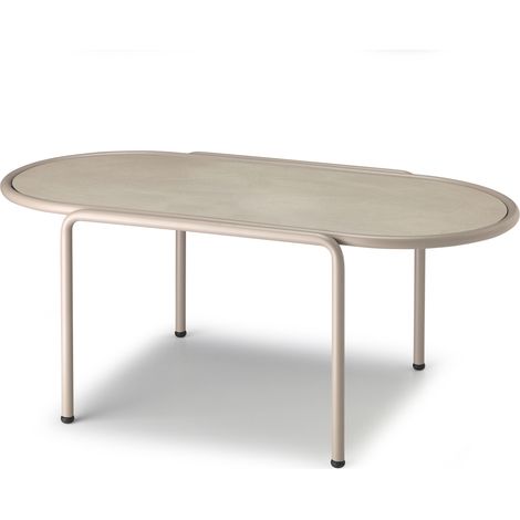 Table basse métal outdoor indoor, 77 x 40 x H30 cm (1/4)