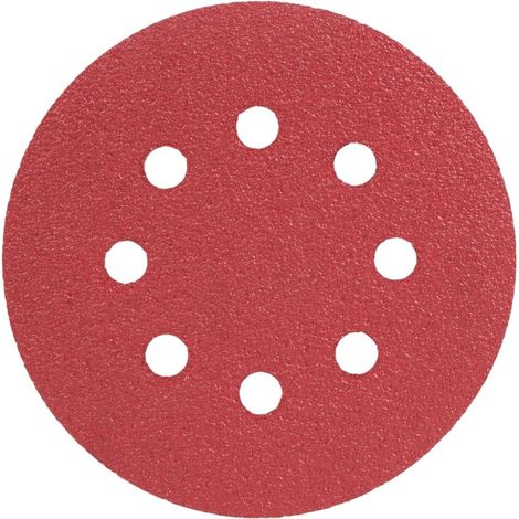 Disque abrasif - Radix - Pro - Velcro 125 mm - P60 - 8 trous (50 pcs) (1/2)