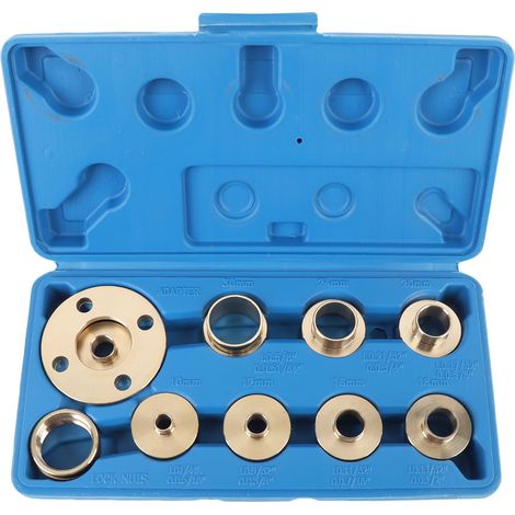 Kit de 11 guides de défonceuse en laiton, efficace et durable, pour le travail du bois. (1/5)