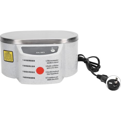 Nettoyeur à ultrasons professionnel pour prothèses dentaires, lunettes et bijoux – Machine mini domestique avec prise AU 220V (1/5)