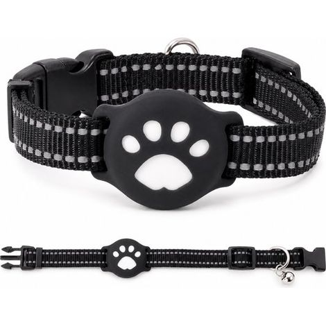 Localizzatore GPS per gatti. Nessun abbonamento richiesto. Sistema di localizzazione per gatti con collare (28-39 cm). Impermeabile IP68. Compatibile con "Dov'è" di Apple e altri dispositivi Android. (1/5)