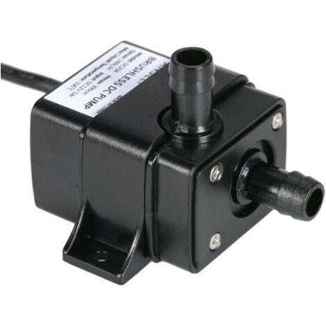 QORVA - Anself Mini Bürstenlose Wasser- und Ölpumpe DC12V Ultraleise und wasserdicht für Springbrunnen und Aquarien 240 l/h 5 W Förderhöhe 3 m 0 100 ℃, (1/5)