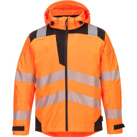 Giacca Imper-respirante Extreme Pw3 Colore: Arancione/nero Taglia XXL - Portwest