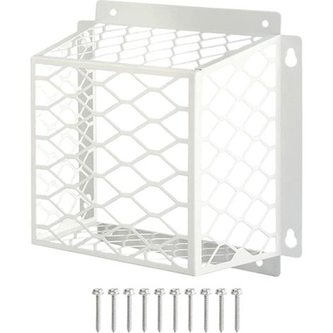 Grille d'aération de séchage, protection contre les oiseaux, 17,8 x 12,7 cm en acier galvanisé résistant aux intempéries, protection robuste pour hotte d'échappement, protection de sortie extérieure (1/5)