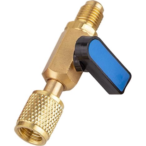Adaptateurs de réfrigérant pour clim,Raccords de connexion étanches - Valve de Recharge pour Climatiseur,pour location, cuisine, chambre, salon, restaurant, maison, dortoir, appartement (1/5)