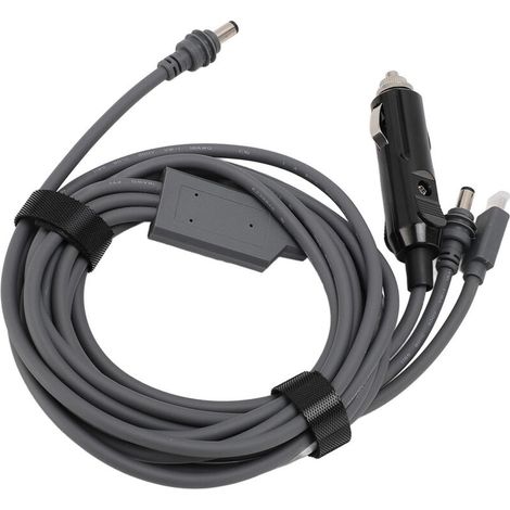 3-in-1 Power Cable, DC Male to Type C PD100W, Car Charger Adapter Cord for Mini Satellite Device, Meter/9.8 feet