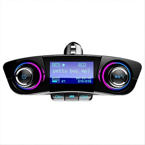 Lecteur MP3 Bluetooth BT06 pour voiture, multifonctionnel, multilingue, avec écran LCD universel (1/5)