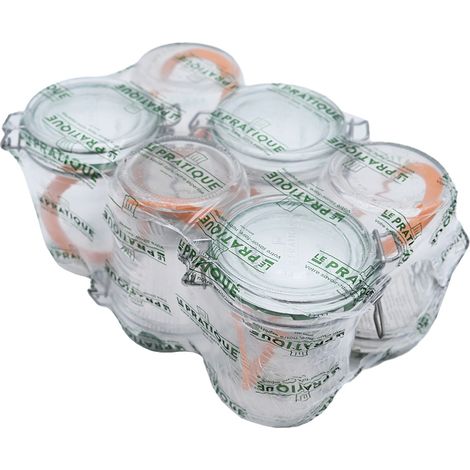 1 Vorratsgläser mit Armatur 500 ml ø85 mm Packung à 6 - Das Praktische