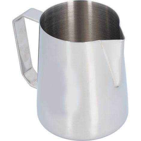 Pitcher à lait inox 600ML pour mousseur à lait et latte art, sans logo (1/5)